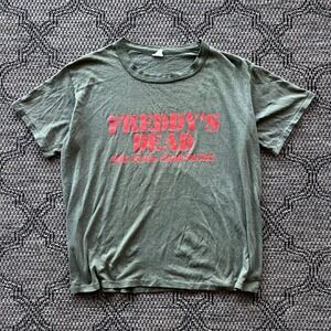 Vintage Nightmare on Elm Street T-Shirt Mens Large Green Horror Final Nightmare